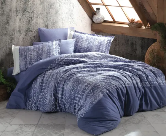 Თეთრეული ერთსაწოლიანი Clasy ფერადი ცისფერში თბილისი