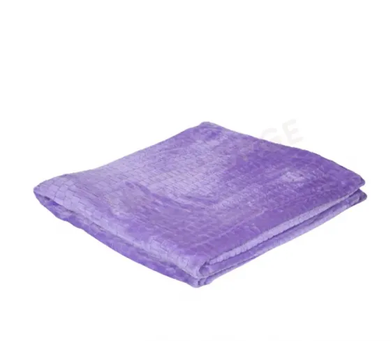 Покрывало размера Queen Size 210x200 см, фиолетовое. Тбилиси