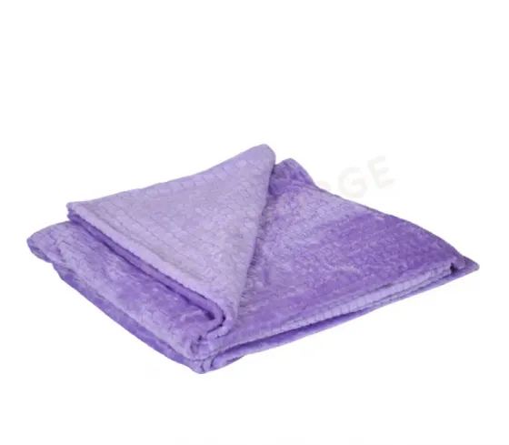 Покрывало размера Queen Size 210x200 см, фиолетовое. Тбилиси