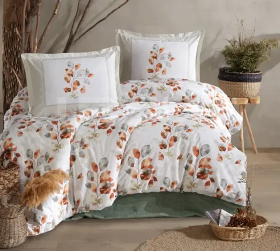 Თეთრი Clasy ორსაწოლიანი თეთრეული (Ruska) თბილისი