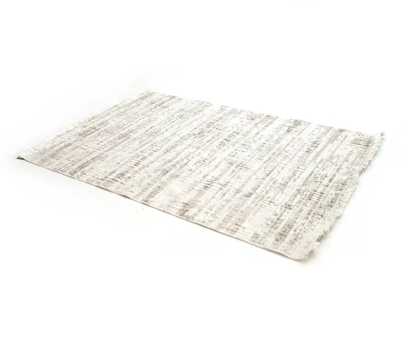 Серый полиэстеровый ковер, размер 160х230 Тбилиси - изображение 1