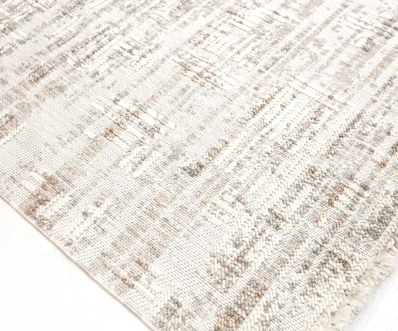 Серый полиэстеровый ковер, размер 160х230 Тбилиси - изображение 3