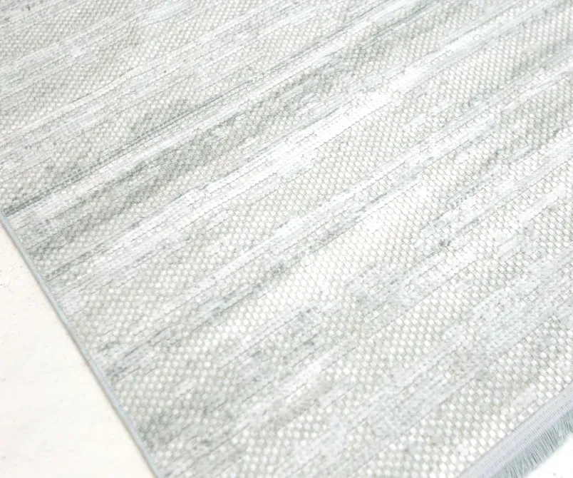 Желтый полиэстеровый ковер, размер 160х230 Тбилиси - изображение 3