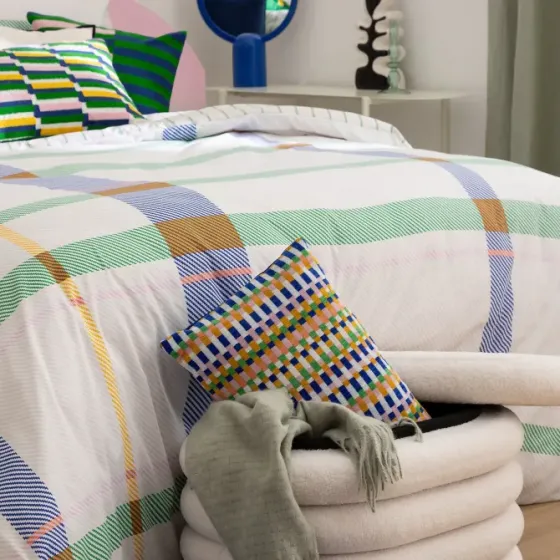 Ჭრელ ბამბის თეთრეული ზომა 240X220 თბილისი