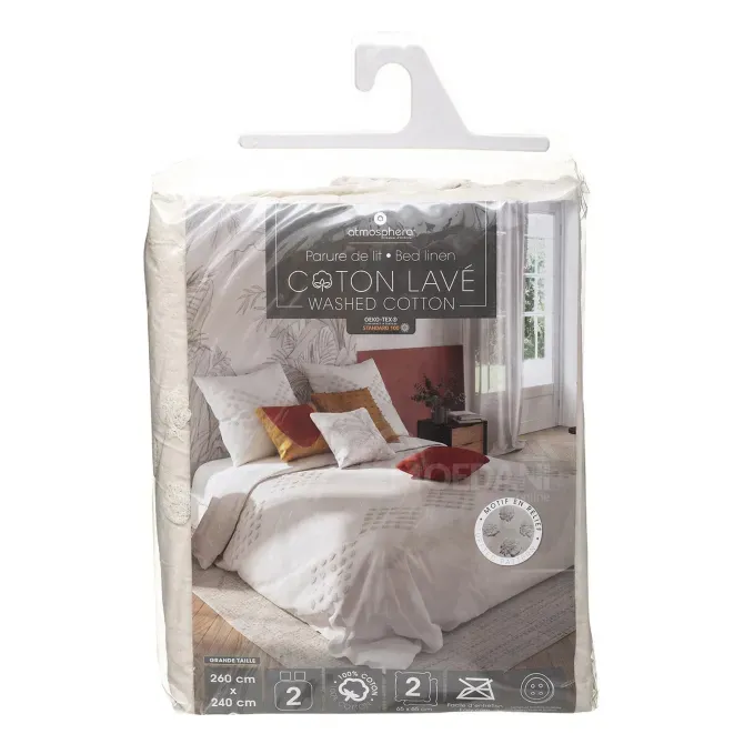 Თეთრი ბამბის თეთრეული ზომები 260X240 თბილისი - photo 3