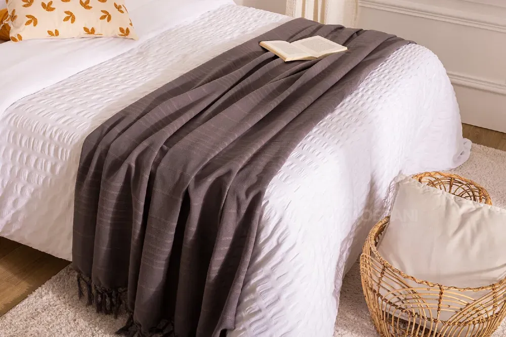 Темно-серая хлопковая клетка Тбилиси - изображение 3