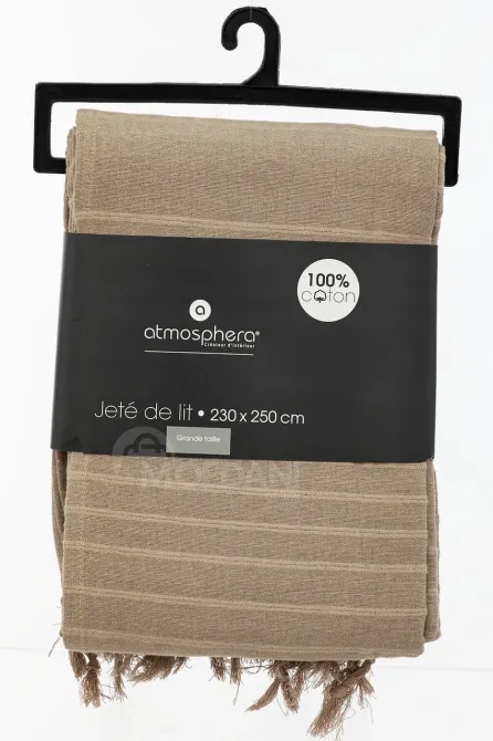 Серая хлопковая клетчатая ткань, размер 250х230 Тбилиси - изображение 2