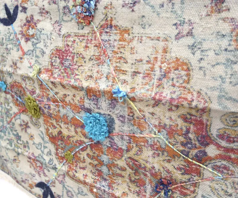 Красный тканевый ковер, размер 2х150х80 Тбилиси - изображение 2