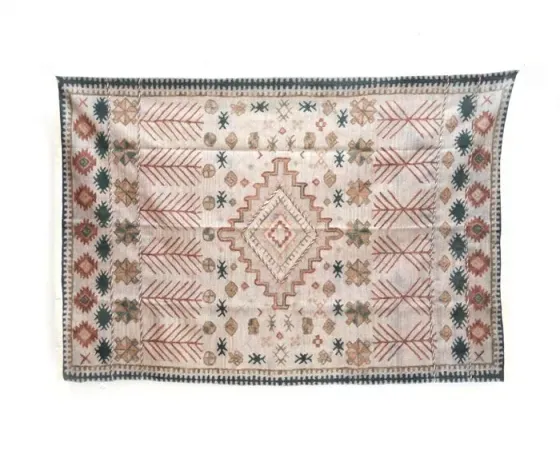 Серый тканевый ковер, размер 1х180х120 Тбилиси