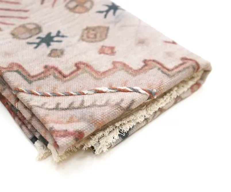 Серый тканевый ковер, размер 1х180х120 Тбилиси - изображение 2