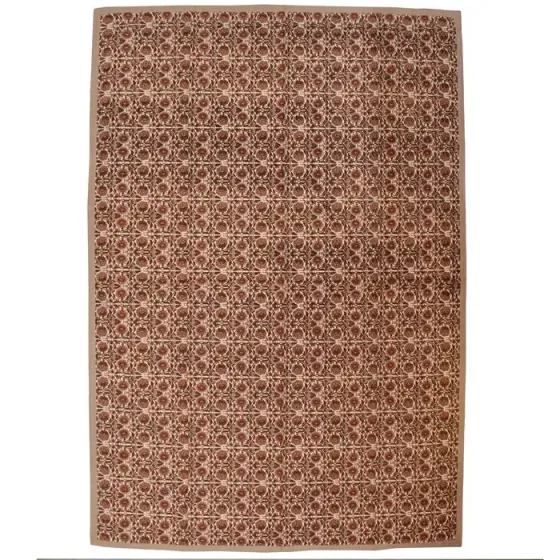 Коричневая хлопчатобумажная скатерть размером 150х210 см. Тбилиси