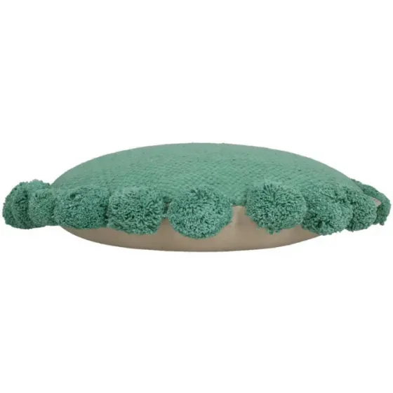 Зеленая декоративная подушка из полиэстера, размер 45х45 см. Тбилиси