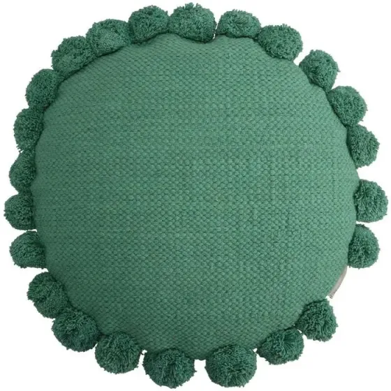 Зеленая декоративная подушка из полиэстера, размер 45х45 см. Тбилиси