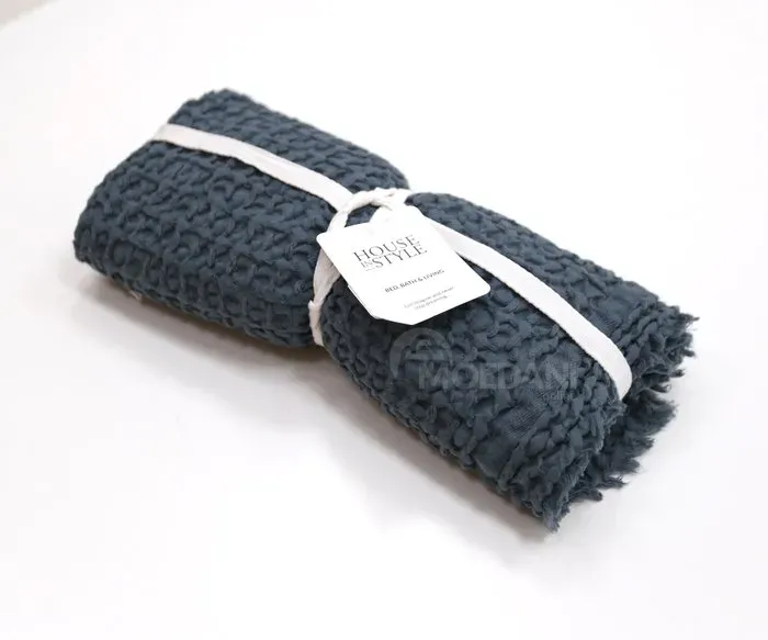 Მუქი ლურჯი ბამბის ბალიშის პირი ზომა 50X50 თბილისი - photo 1