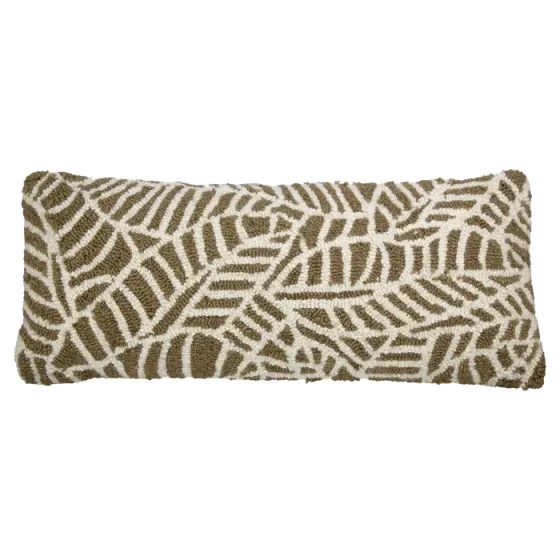 Белая хлопковая декоративная подушка, размер 70х30 см. Тбилиси