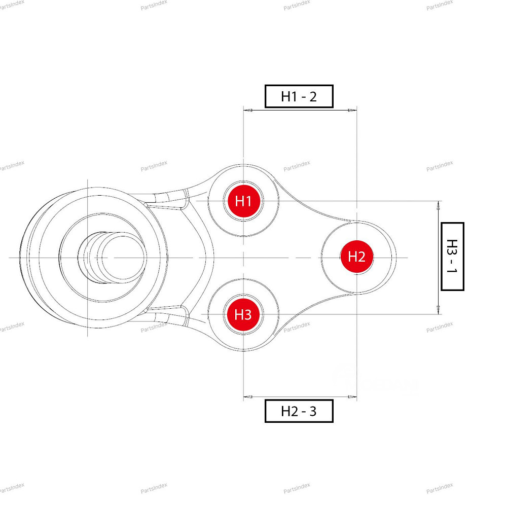 Опора шаровая подвески CTR CB0436 Тбилиси - изображение 2