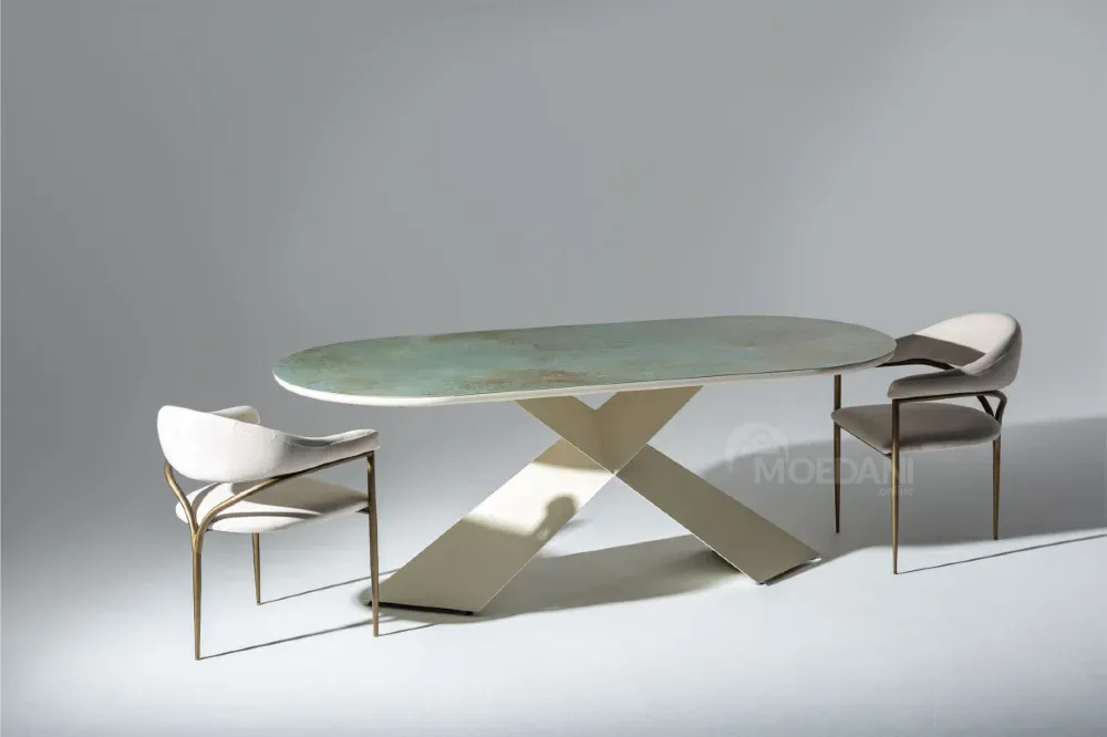 Продается керамический стол Larex, размеры: длина - 215 см / глубина - 95 см / высота - 75 см. Тбилиси - изображение 3