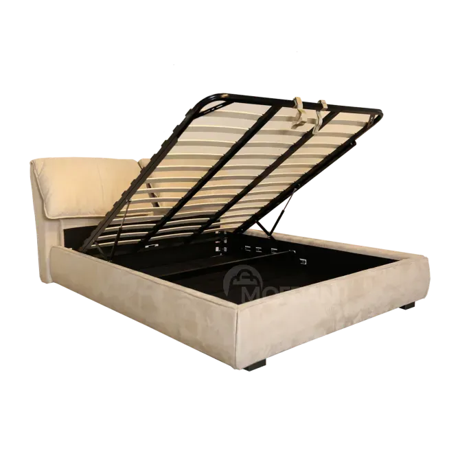 Серая кровать с ящиками для хранения, 160х200 Тбилиси - изображение 4