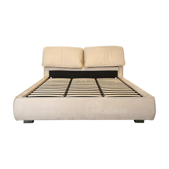 Серая кровать с ящиками для хранения, 160х200 Тбилиси - изображение 1