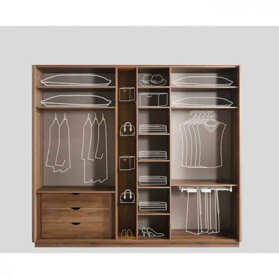 Шкаф бежевый 277х58х240 Тбилиси