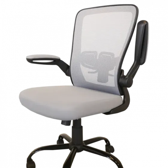 Серый стул на колесиках Тбилиси