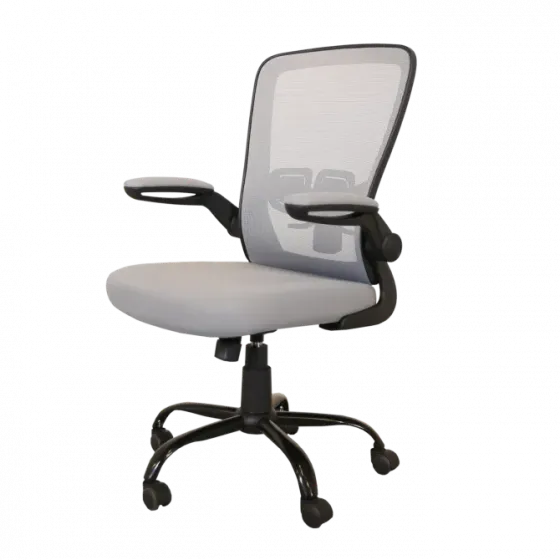 Серый стул на колесиках Тбилиси