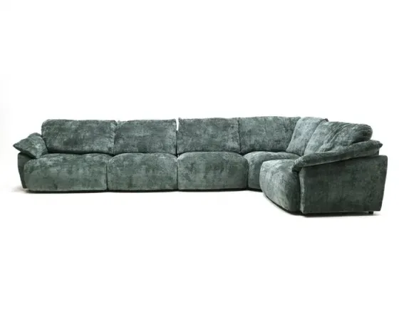 Темно-серый угловой диван Тбилиси