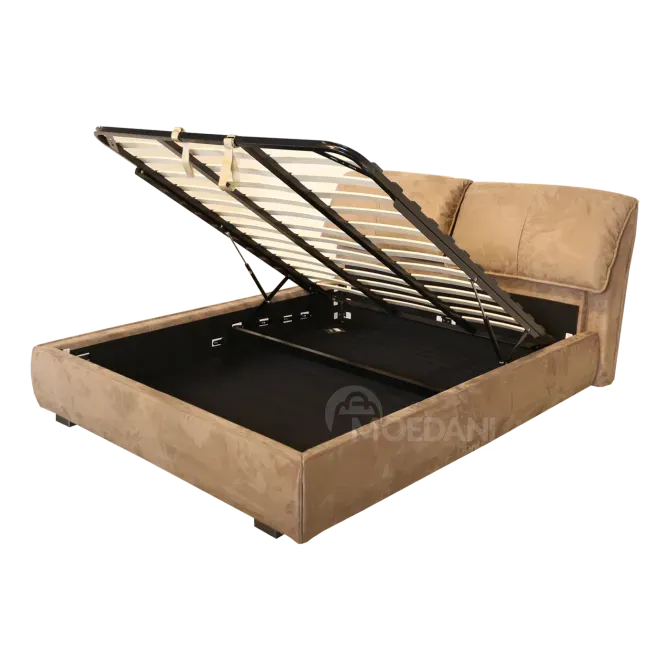 Серая кровать с ящиками для хранения, 160х200 Тбилиси - изображение 4