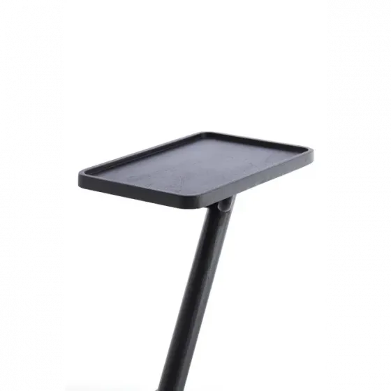 Черный деревянный журнальный столик 45х42х63 Тбилиси