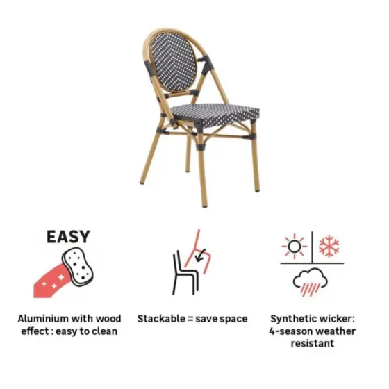 Темно-серый стул Тбилиси