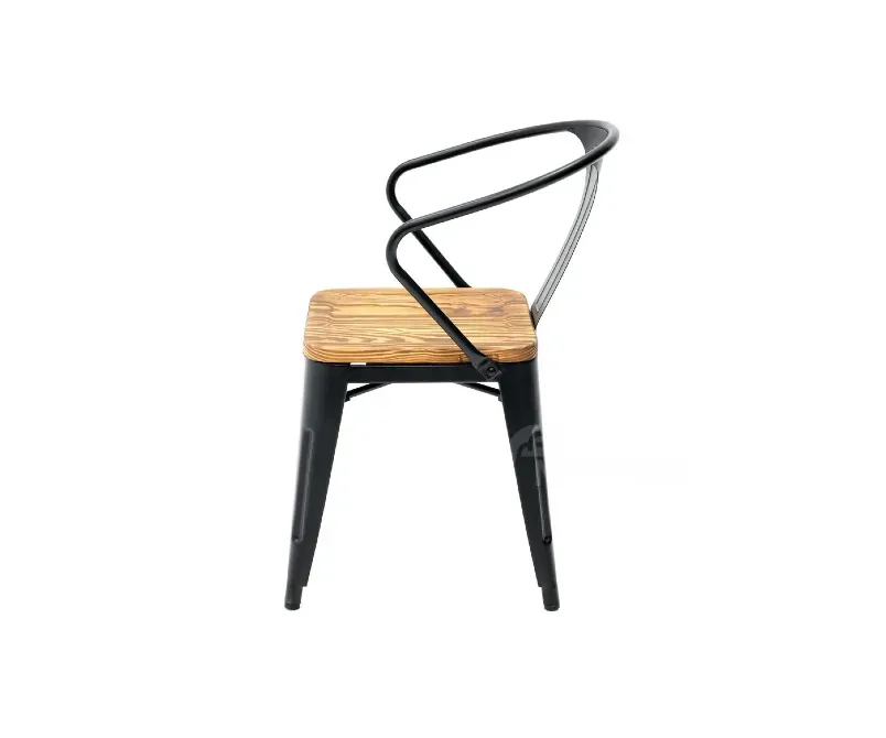 Черный деревянный стул Тбилиси - изображение 2