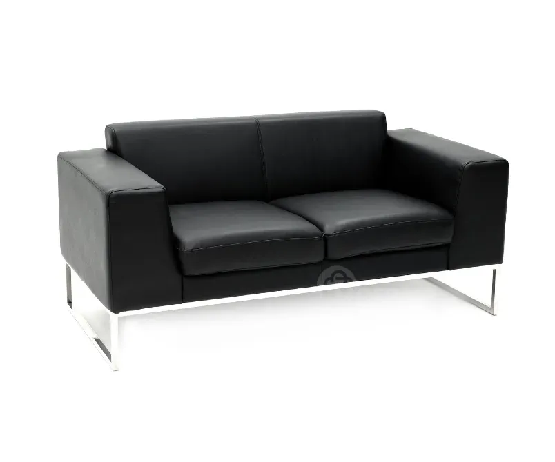 Черный кожаный диван Тбилиси - изображение 2