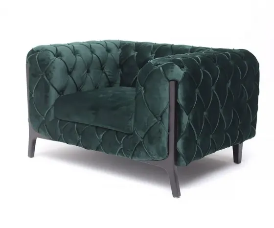 Зеленое бархатное кресло Тбилиси
