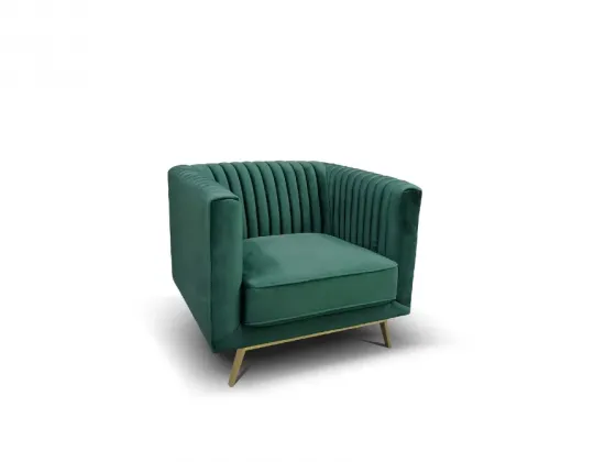 Зеленый тканевый стул Тбилиси