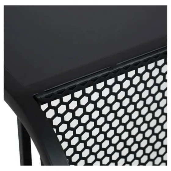 Черный металлический журнальный столик 44х30х65 Тбилиси