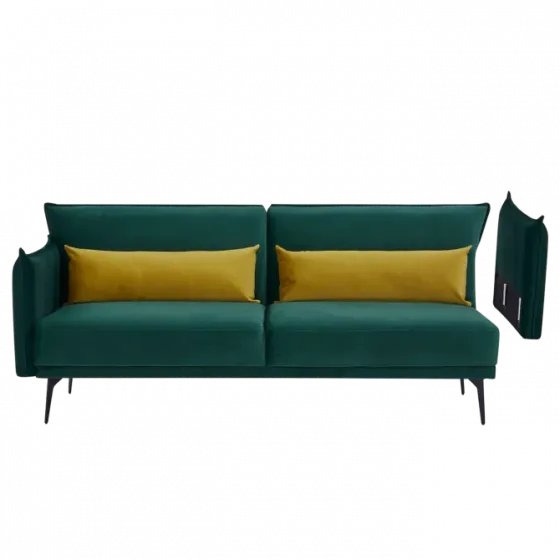 Диван-кровать. Диван-кровать с мягкой тканевой поверхностью. Тбилиси