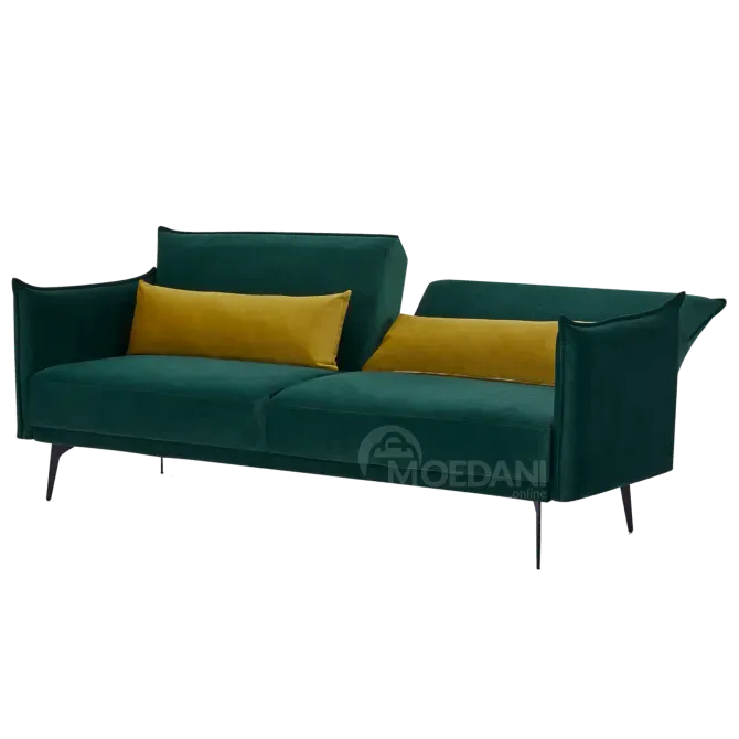 Диван-кровать. Диван-кровать с мягкой тканевой поверхностью. Тбилиси - изображение 5