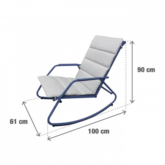 Темно-синее кресло Тбилиси
