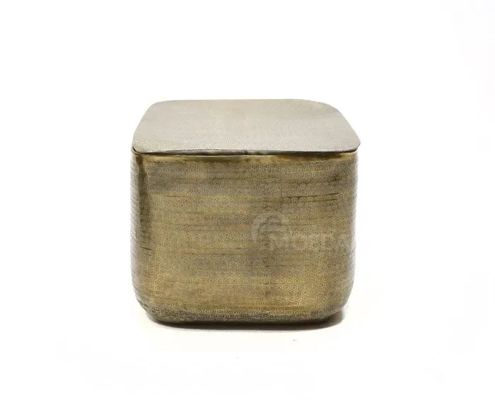 Металлический кофейный столик золотистого цвета Тбилиси - изображение 1