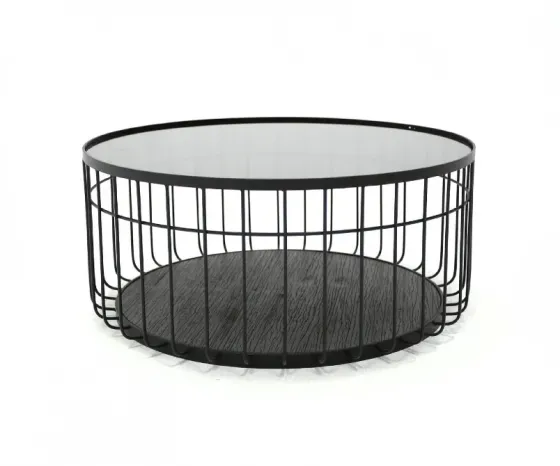 Кофейный столик из черного стекла Тбилиси