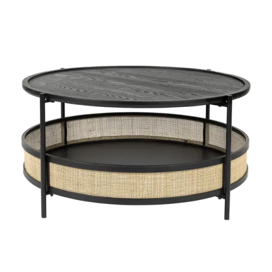 Черный смешанный кофейный столик Тбилиси