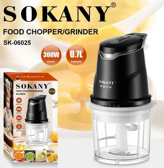 Блендер/измельчитель Sokany SK06025 300 Вт. 700 мл Тбилиси - изображение 1