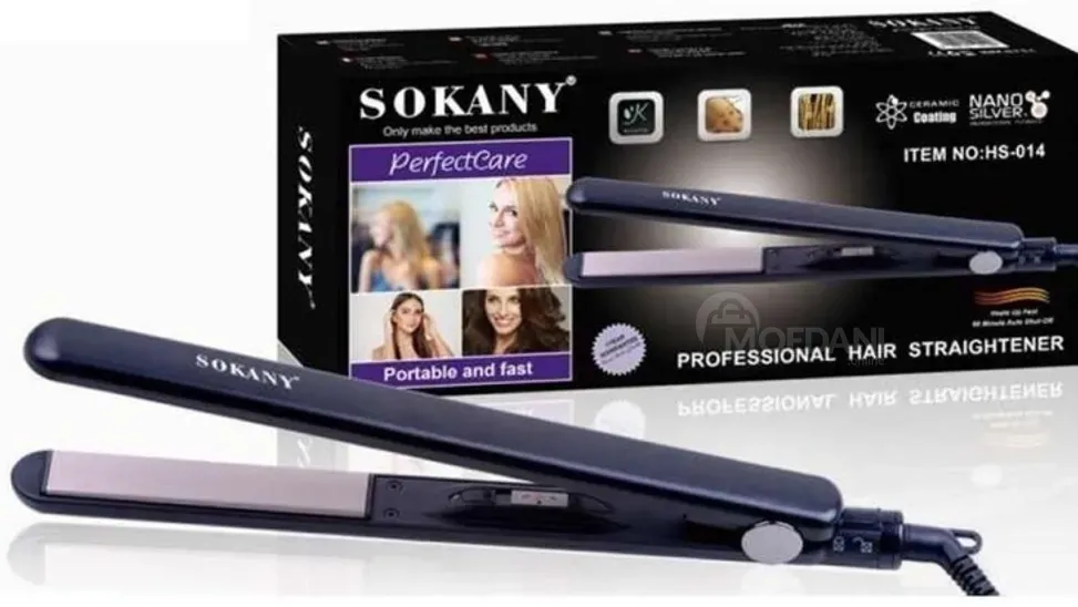 Выпрямитель для волос Sokany. С керамическими пластинами. Тбилиси - изображение 1