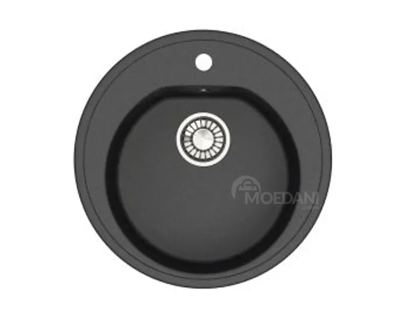 Q-4ქვის ნიჟარა შავი ფერის სამზარეულოს ერთგანყოფილებიანი ნიჟარა თბილისი - photo 2