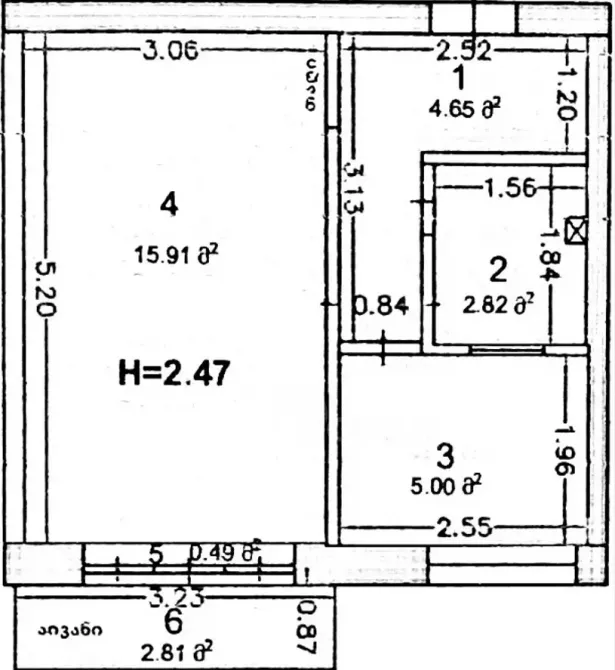 Apartments For Sale one-room 31.7м² 4/5 floor Tbilisi - photo 7