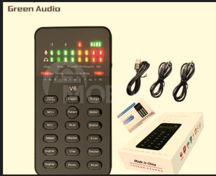 microphone V6 Mic Sound Card/streaming and podcast sound Tbilisi - photo 1