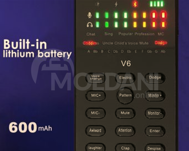 microphone V6 Mic Sound Card/streaming and podcast sound Tbilisi - photo 3
