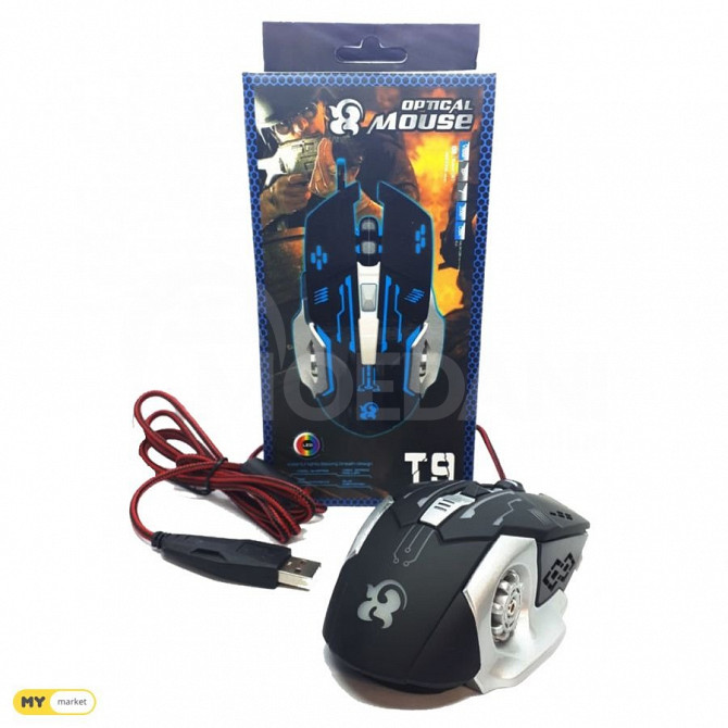 Usb gaming mouse T9/gaming mouse T9 Tbilisi - photo 1