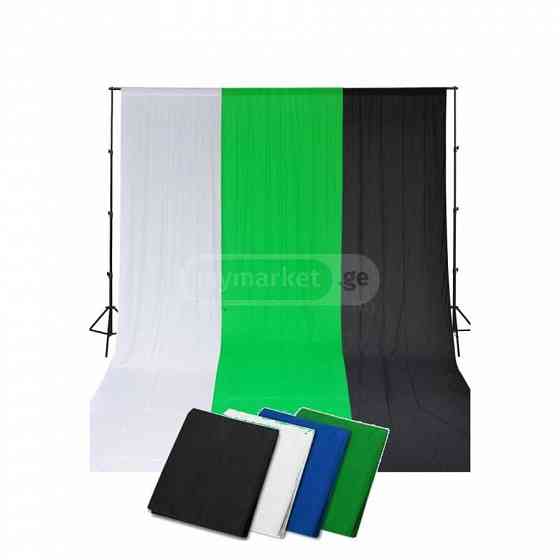 black screen 3*6/შავი ფონი 3მ*6მ თბილისი