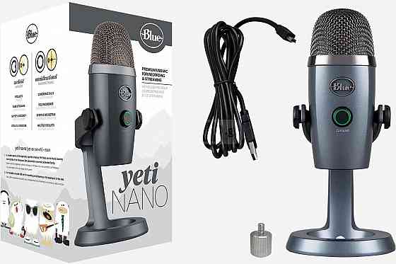 blue yeti nano edition/კონდესატორული მიკროფონი თბილისი
